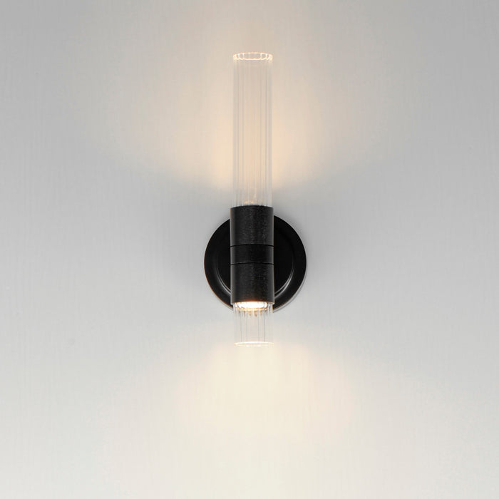 Maxim 16161CRBK LED Wall Sconce, Black