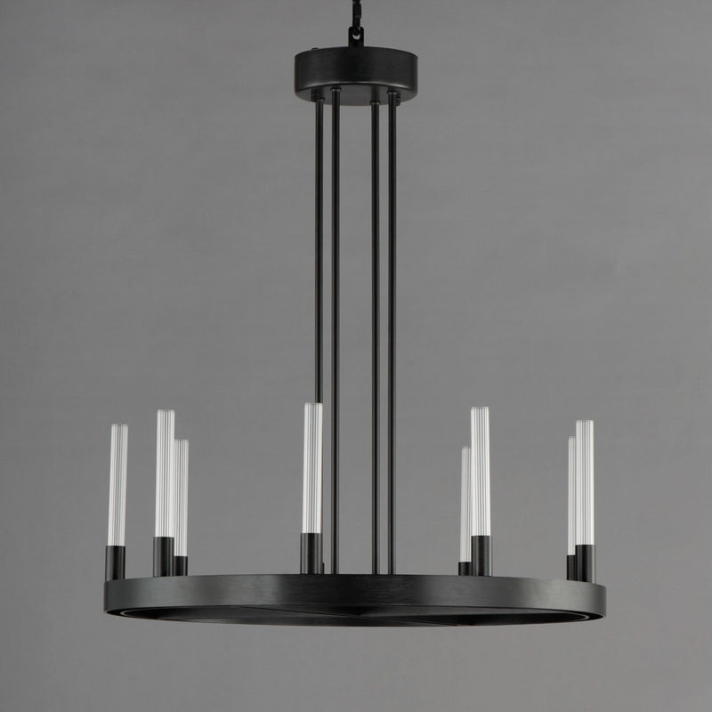 Maxim 16162CRBK LED Chandelier, Black