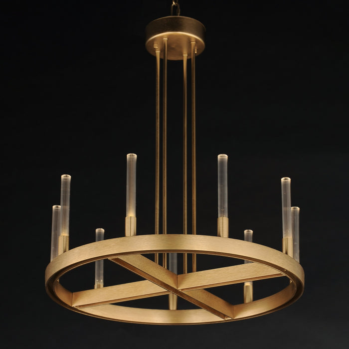 Maxim 16162CRGLD LED Chandelier, Gold