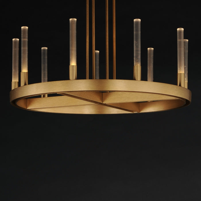 Maxim 16162CRGLD LED Chandelier, Gold