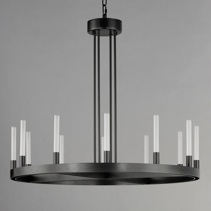 Maxim 16164CRBK LED Chandelier, Black