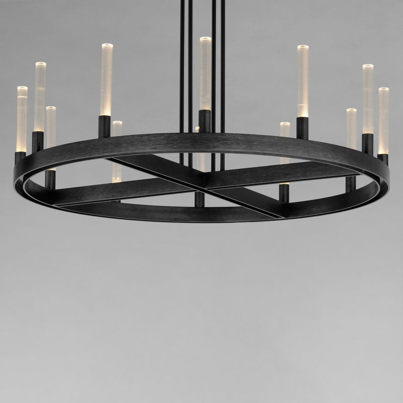 Maxim 16164CRBK LED Chandelier, Black