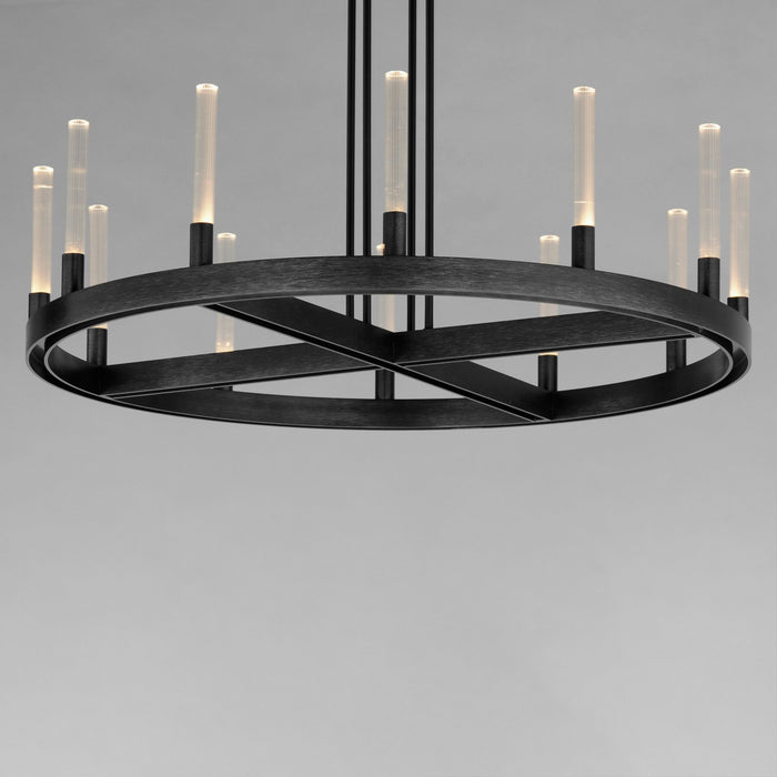 Maxim 16164CRBK LED Chandelier, Black