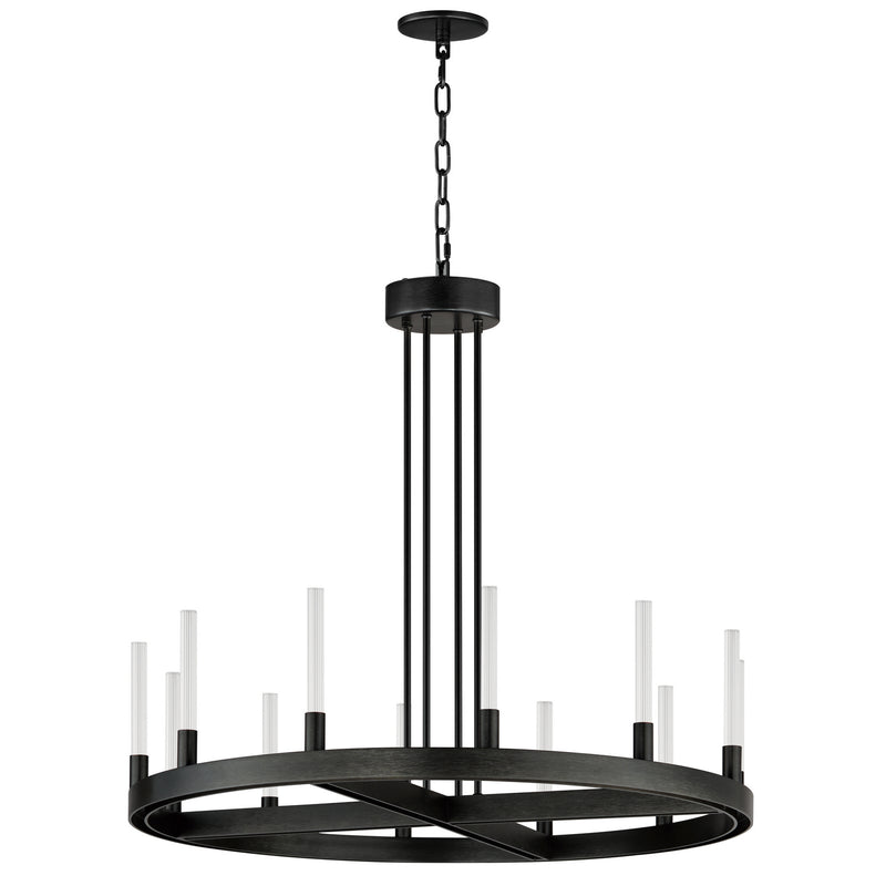 Maxim 16164CRBK LED Chandelier, Black