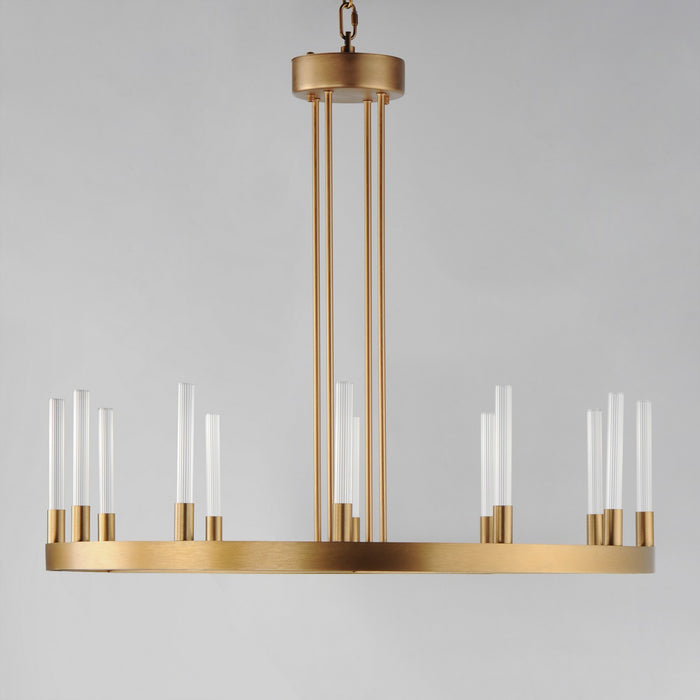 Maxim 16164CRGLD LED Chandelier, Gold