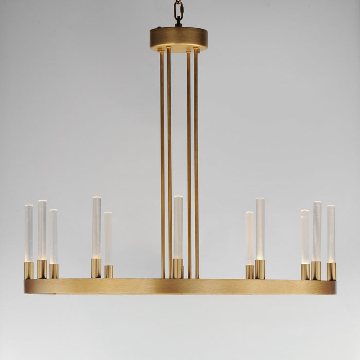 Maxim 16164CRGLD LED Chandelier, Gold