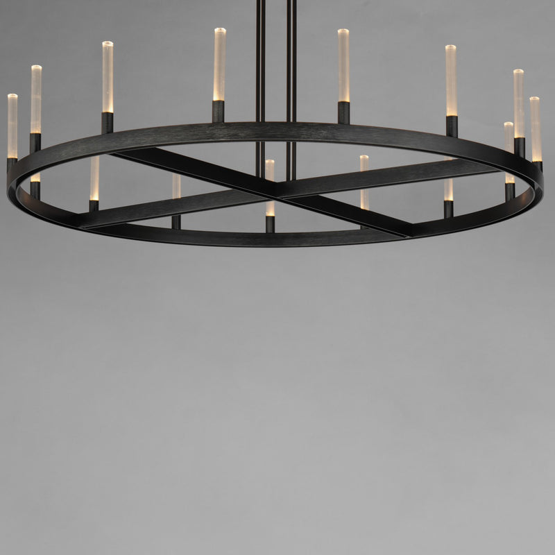Maxim 16168CRBK LED Chandelier, Black