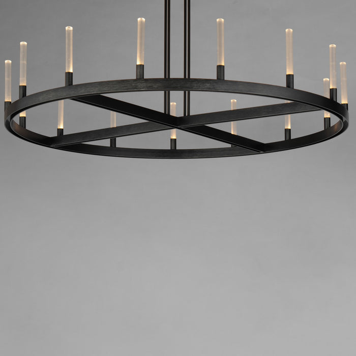 Maxim 16168CRBK LED Chandelier, Black