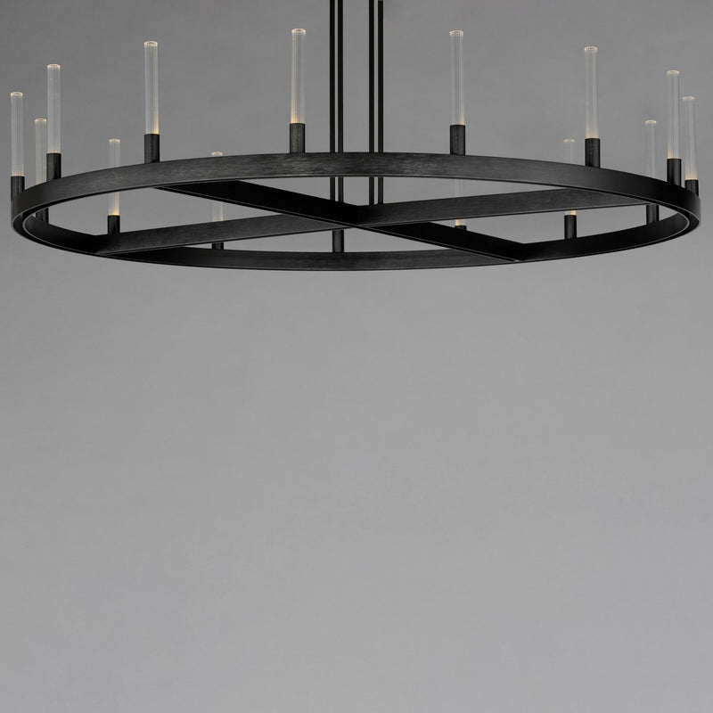 Maxim 16168CRBK LED Chandelier, Black
