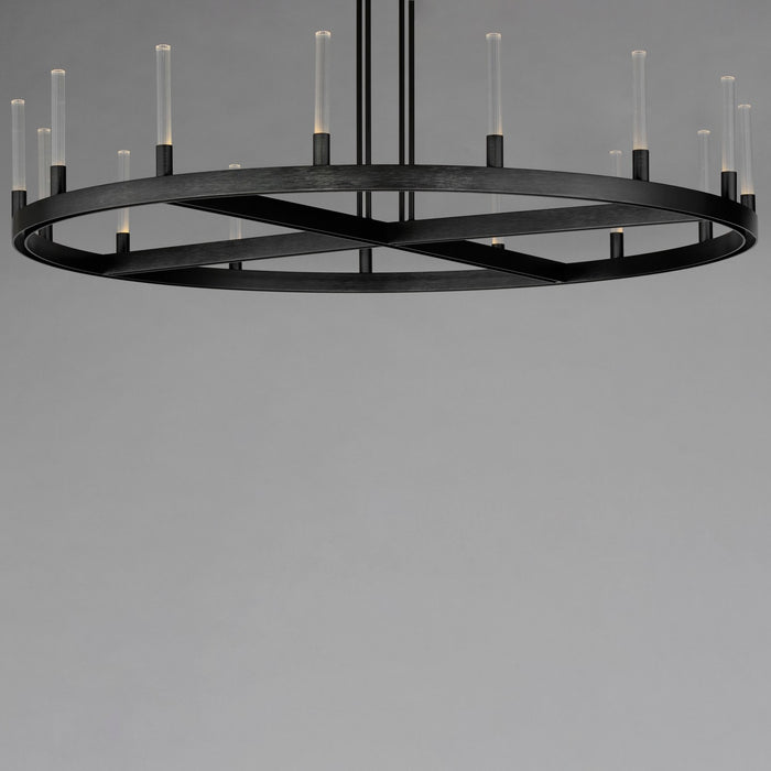 Maxim 16168CRBK LED Chandelier, Black