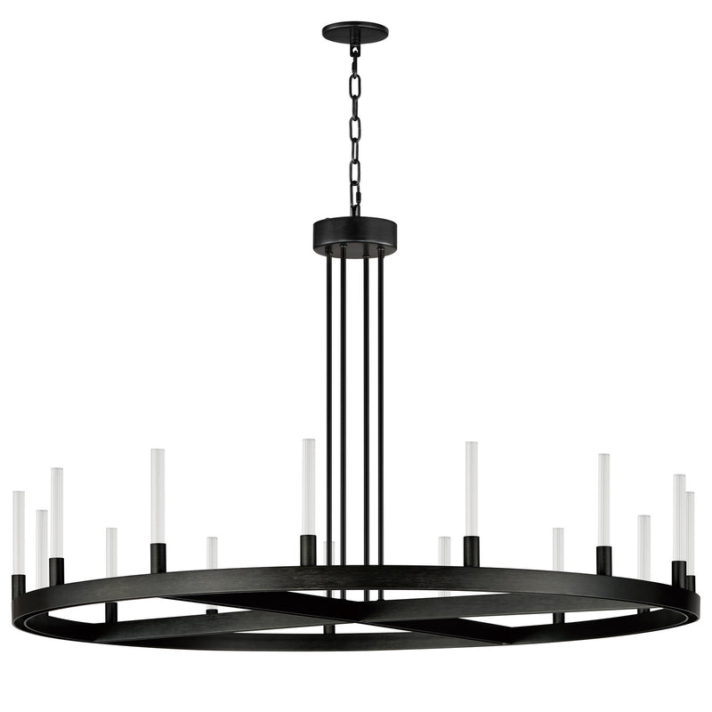 Maxim 16168CRBK LED Chandelier, Black