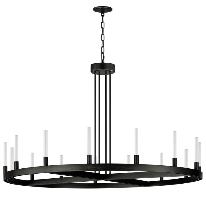 Maxim 16168CRBK LED Chandelier, Black