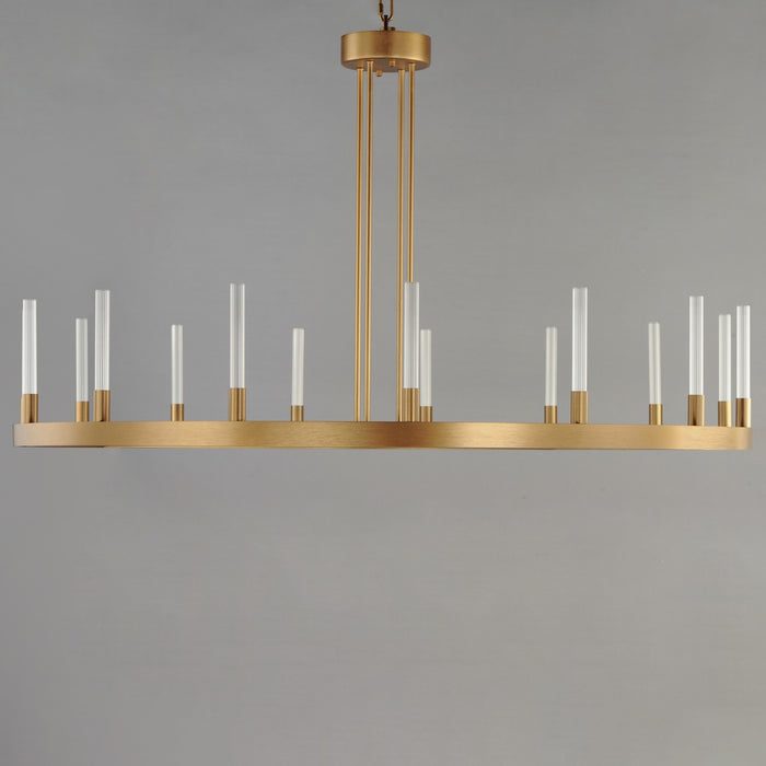 Maxim 16168CRGLD LED Chandelier, Gold