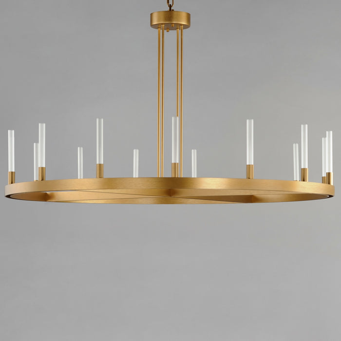 Maxim 16168CRGLD LED Chandelier, Gold