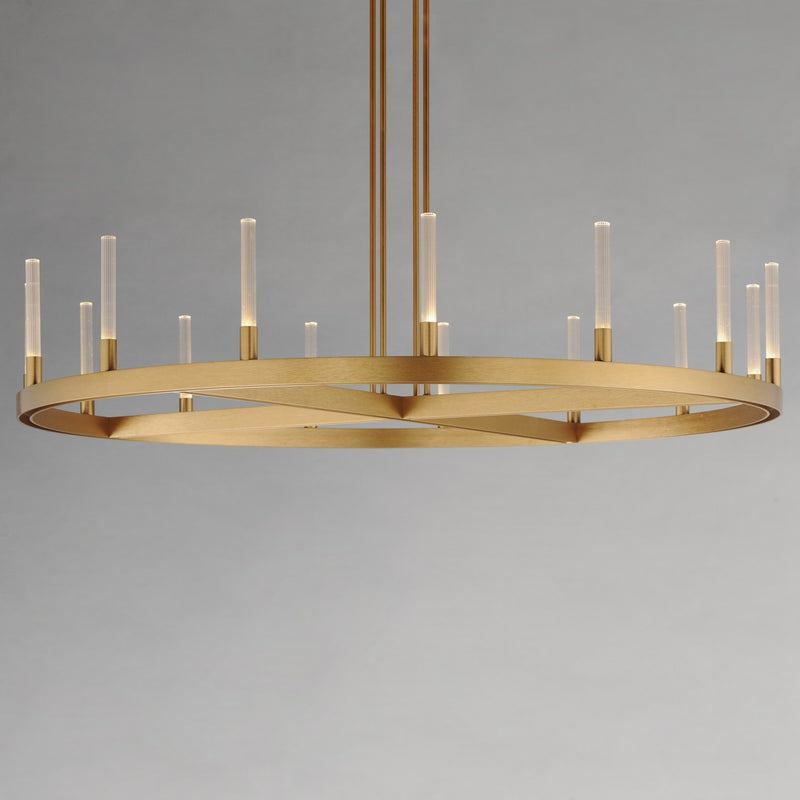 Maxim 16168CRGLD LED Chandelier, Gold