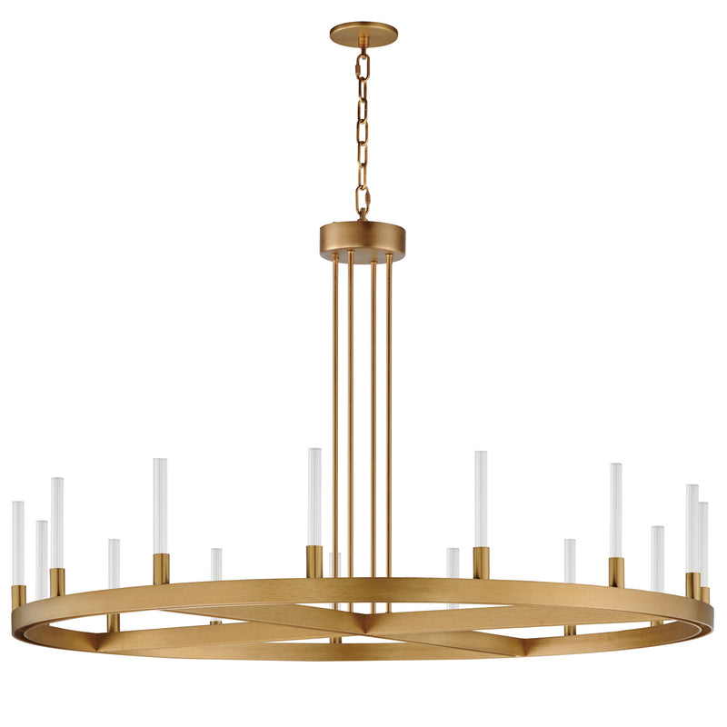 Maxim 16168CRGLD LED Chandelier, Gold