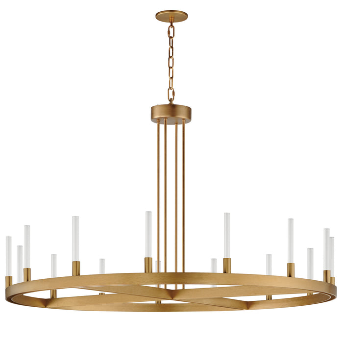 Maxim 16168CRGLD LED Chandelier, Gold