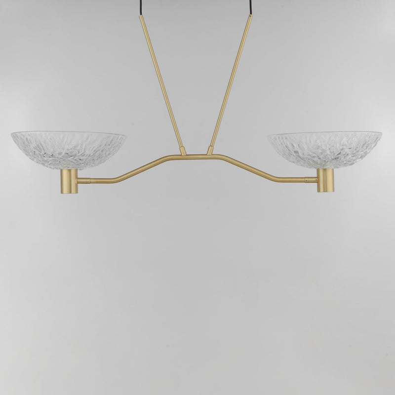 Maxim 24982TCSBR LED Linear Pendant, Satin Brass