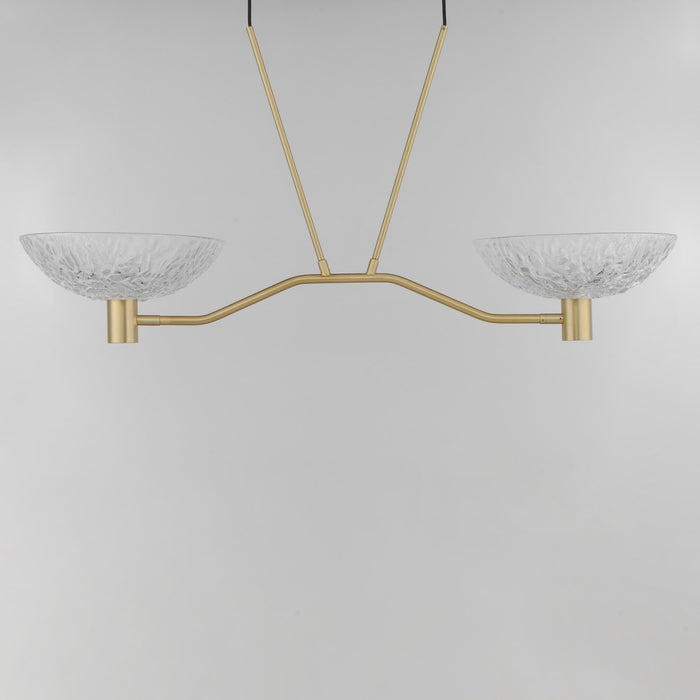 Maxim 24982TCSBR LED Linear Pendant, Satin Brass