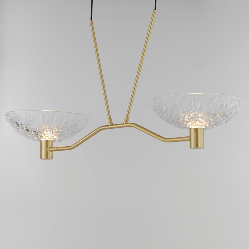 Maxim 24982TCSBR LED Linear Pendant, Satin Brass