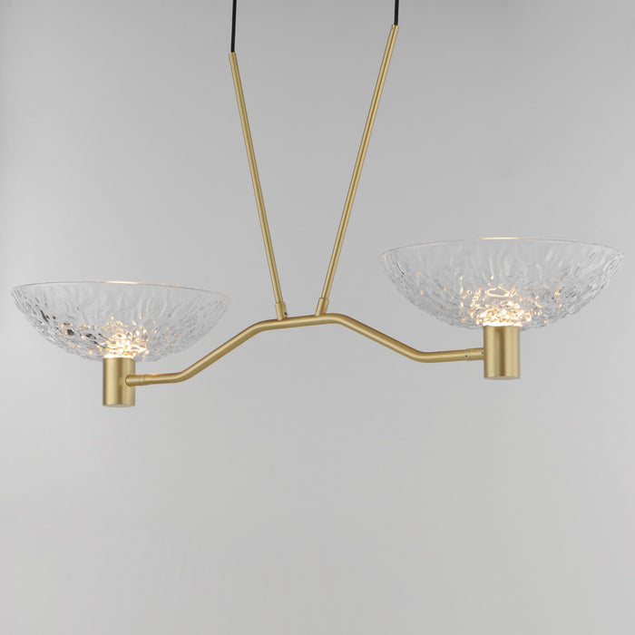 Maxim 24982TCSBR LED Linear Pendant, Satin Brass
