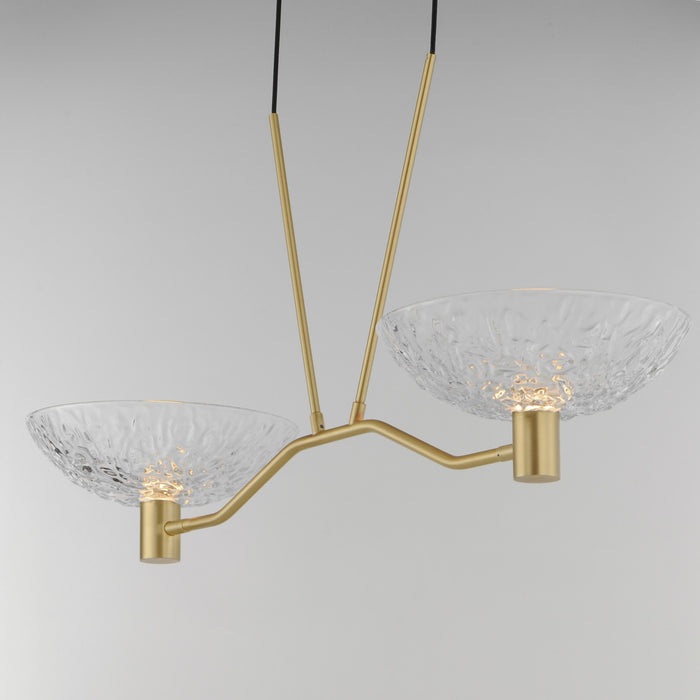 Maxim 24982TCSBR LED Linear Pendant, Satin Brass