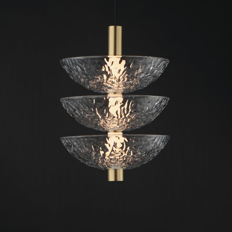 Maxim 24983TCSBR LED Pendant, Satin Brass