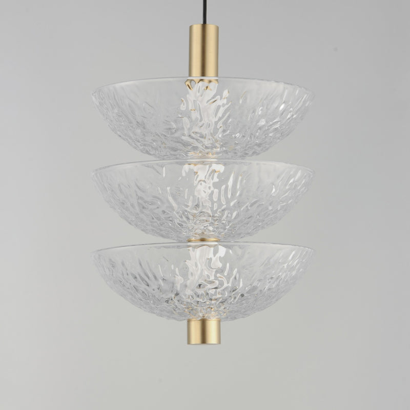 Maxim 24983TCSBR LED Pendant, Satin Brass