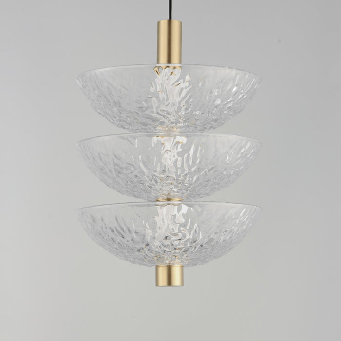 Maxim 24983TCSBR LED Pendant, Satin Brass