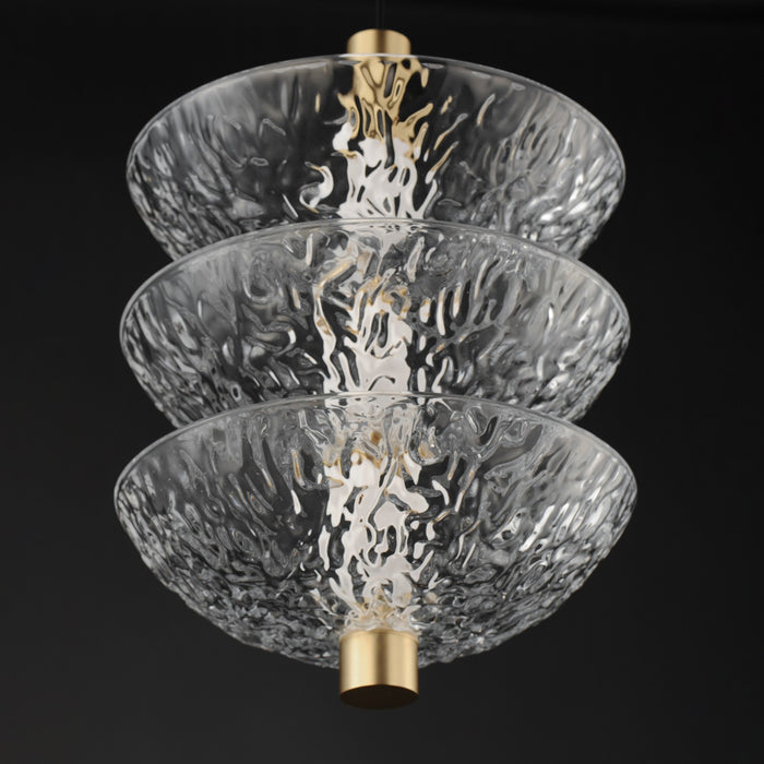 Maxim 24983TCSBR LED Pendant, Satin Brass