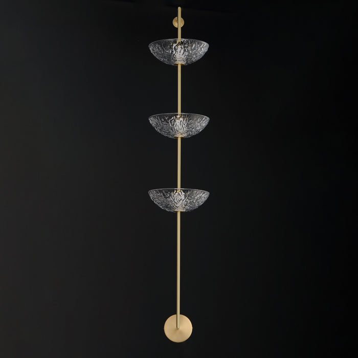 Maxim 24989TCSBR LED Wall Sconce, Satin Brass