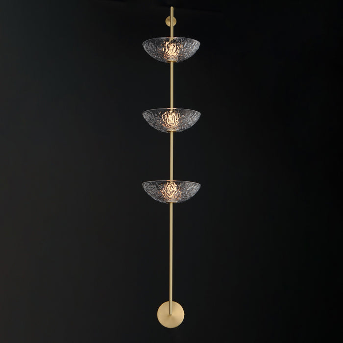 Maxim 24989TCSBR LED Wall Sconce, Satin Brass