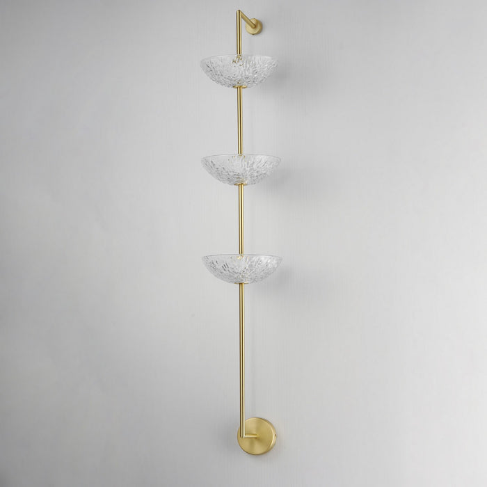 Maxim 24989TCSBR LED Wall Sconce, Satin Brass