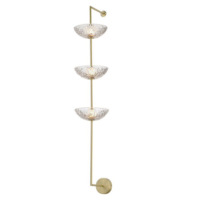 Maxim 24989TCSBR LED Wall Sconce, Satin Brass