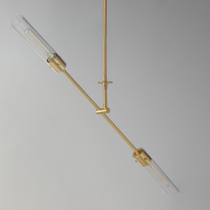 Maxim 26372CLNAB LED Pendant, Natural Aged Brass