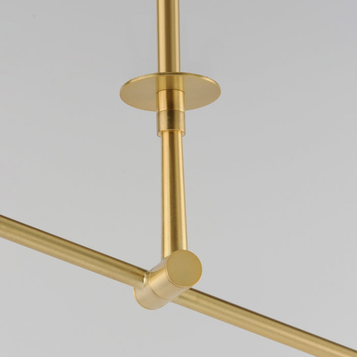 Maxim 26372CLNAB LED Pendant, Natural Aged Brass