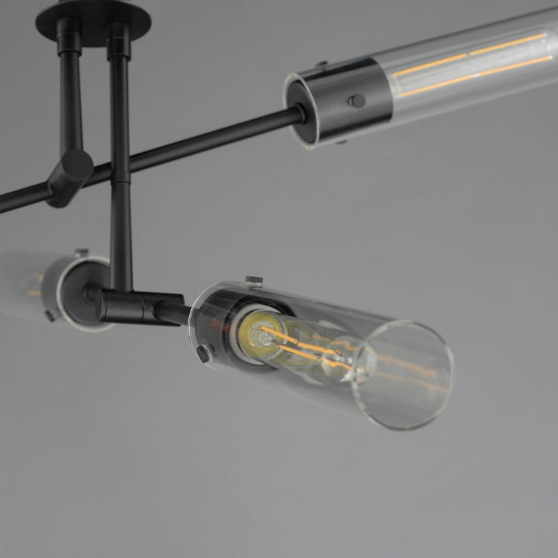 Maxim 26374CLBK LED Flush Mount Convertible, Black