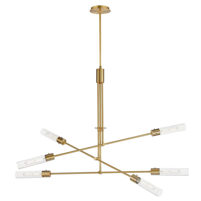 Maxim 26376CLNAB LED Pendant, Natural Aged Brass