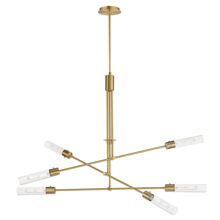 Maxim 26376CLNAB LED Pendant, Natural Aged Brass