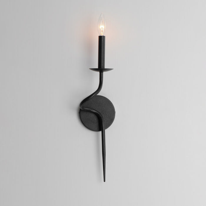 Maxim 27701BO One Light Wall Sconce, Black Oxide