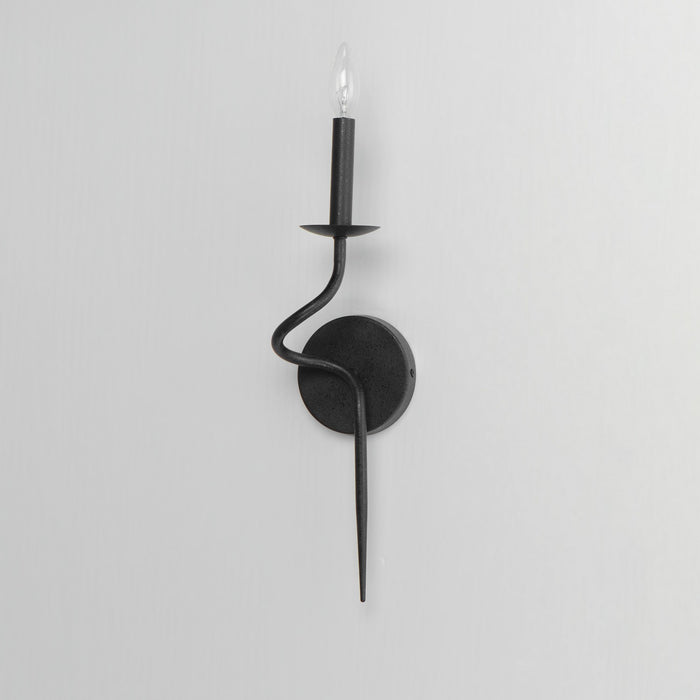 Maxim 27701BO One Light Wall Sconce, Black Oxide