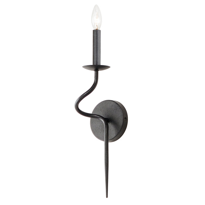 Maxim 27701BO One Light Wall Sconce, Black Oxide