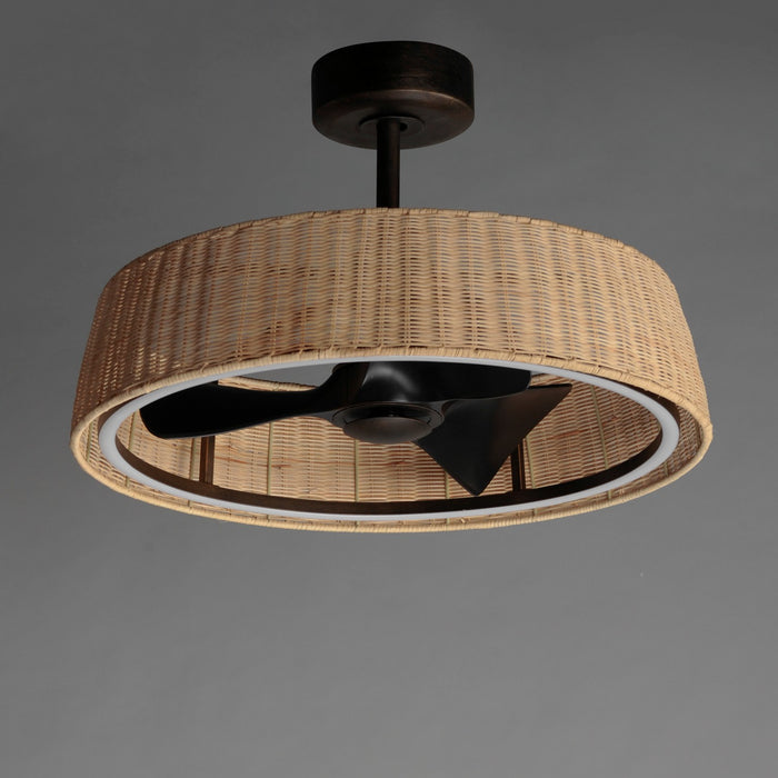 Maxim 61012NADBZ LED Outdoor Fandelight, Dark Bronze