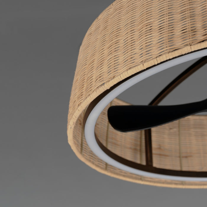 Maxim 61012NADBZ LED Outdoor Fandelight, Dark Bronze