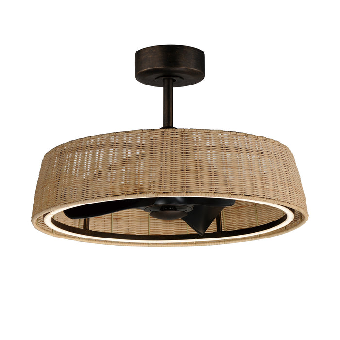 Maxim 61012NADBZ LED Outdoor Fandelight, Dark Bronze