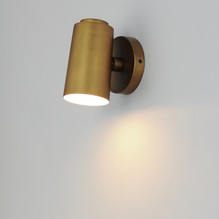 Maxim 62001NAB LED Outdoor Wall Sconce, Natural Aged Brass