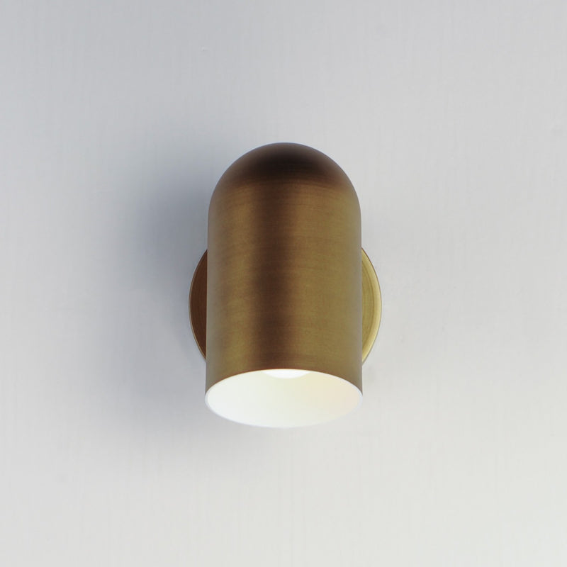 Maxim 62003NAB LED Outdoor Wall Sconce, Natural Aged Brass