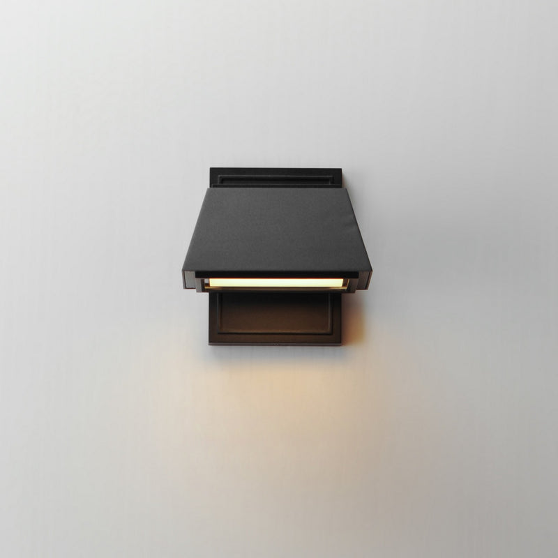 Maxim 52129BK LED Outdoor Wall Sconce, Black