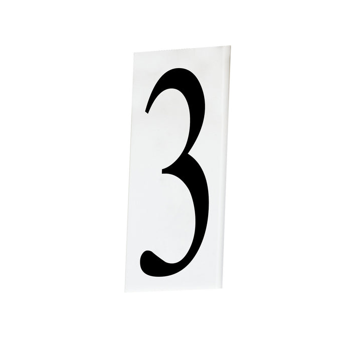 Maxim 53633WT House Number 3, White