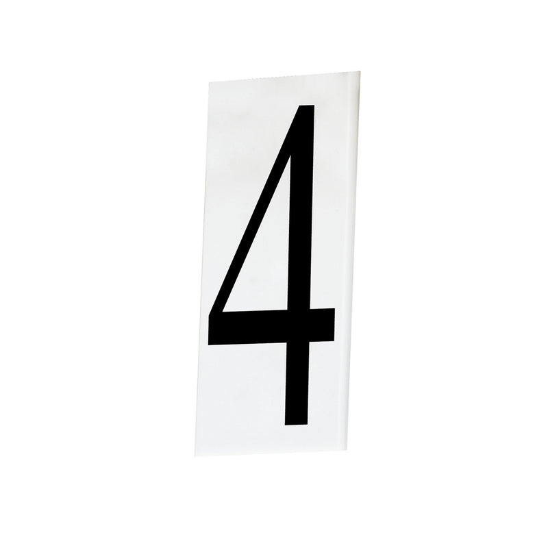 Maxim 53634WT House Number 4, White